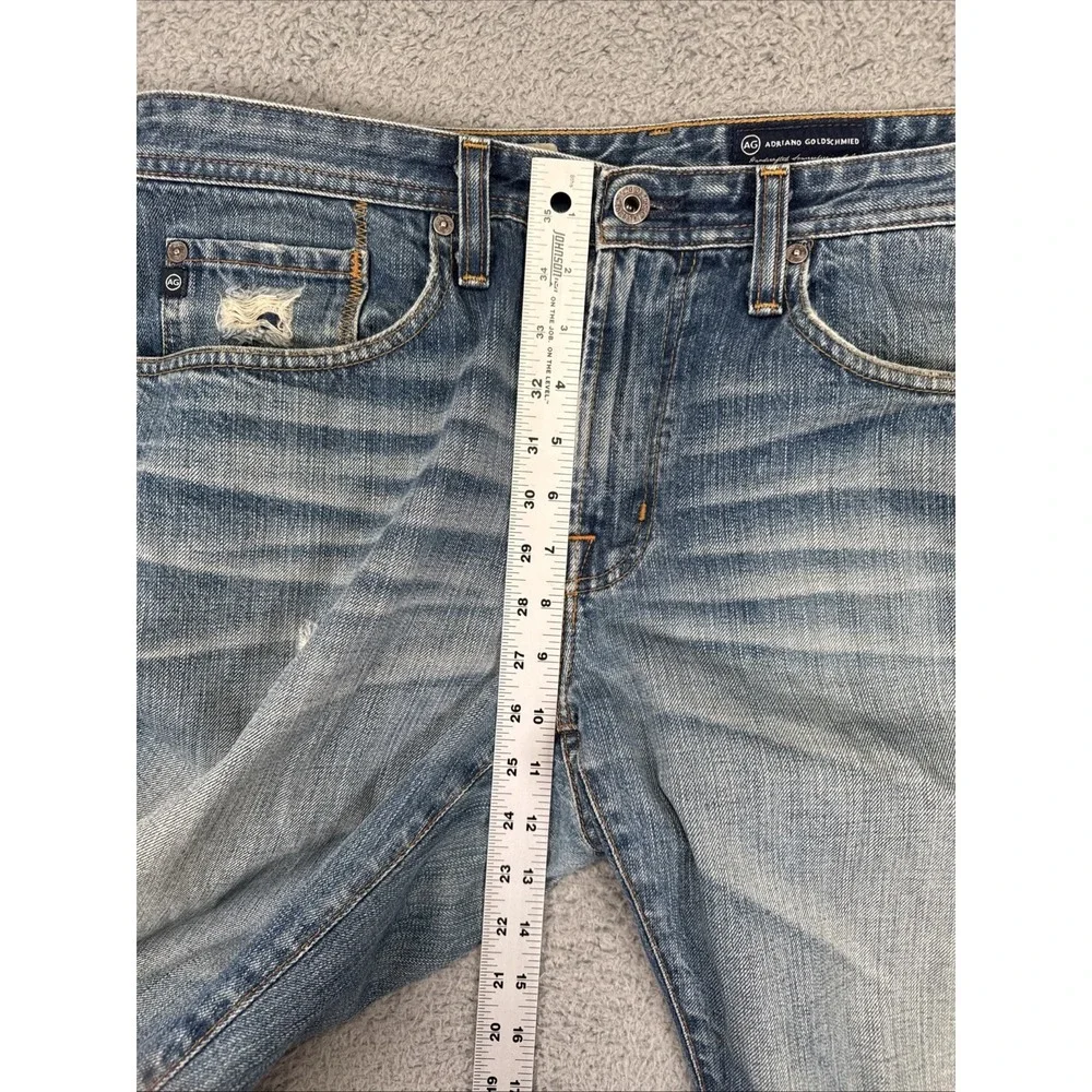 AG ADRIANO‎ GOLDSCHMIED Jeans Mens 34 (fit 36x34) Protege Distress Whiskers USA
